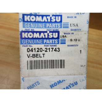 Komatsu 04120-21743 V-Belt 46-8758 (Pack of 2)