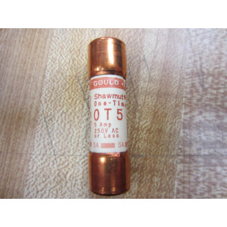Gould Shawmut Ferraz Mersen OT5 Tri-Onic Fuse 0T5 (Pack of 10)