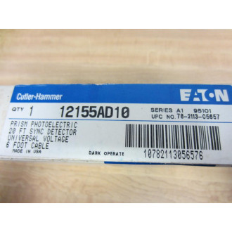 Cutler Hammer 12155AD10 Photoelectric Sensor Series A1