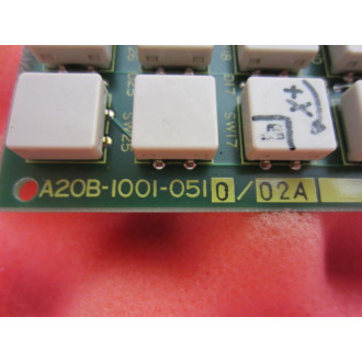 Fanuc A20B-1001-051002A Keypad Keys Labeled - Used