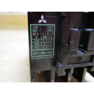 Mitsubishi S-K11 Contactor 20A 3 Pole SK11 - Used