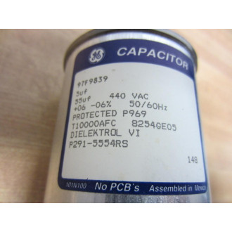 General Electric 97F9839 Capacitor P291-5554RS P2915554RS