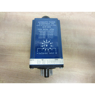 ATC 319A003H1X Time Delay Relay 0-12 Seconds - Used