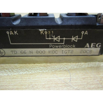 AEG TD 66 N 800 K0C IGT2 20C8 Module TD66N800KOCIGT2 20C8 - Used
