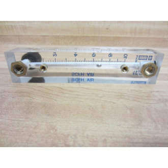 Key Instruments Range 0-100 PSIG Flow Meter SCFH Air - Used