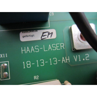 Haas-Laser 18-13-13-AH 181313AH Circuit Board V1.2 - Used