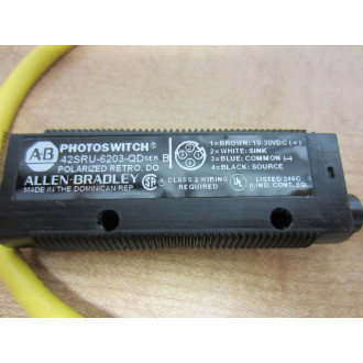 Allen Bradley 42SRU-6203-QD 42SRU6203QD Sensor Series B
