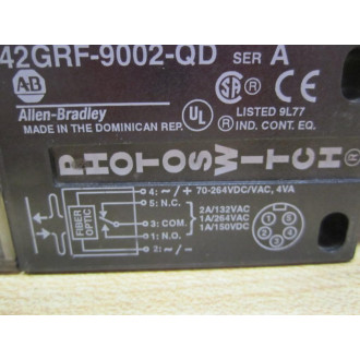 Allen Bradley 42GRF-9002-QD Photoelectric Sensor 42GRF9002QD Series A - New No Box