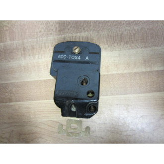 Allen Bradley 600-TOX4 Starter Switch 600T0X4 Series A