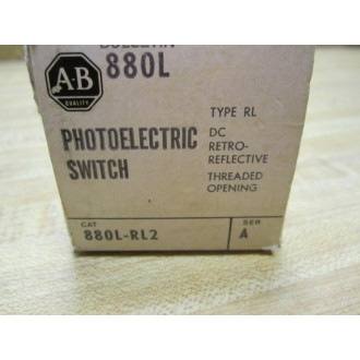 Allen Bradley 880L-RL2 Photoelectric Switch 880LRL2 Series A