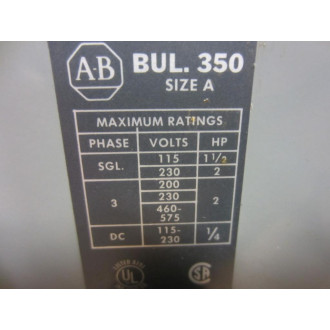 Allen Bradley 350-TAV34 350TAV34 Drum Switch 115-230DC Series C - New No Box