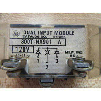 Allen Bradley 800T-NX901 Push Button Contact Block Only - Used