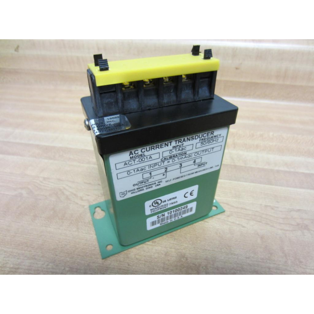 Ohio Semitronics ACT-001A ACT001A AC Current Transducer - New No Box