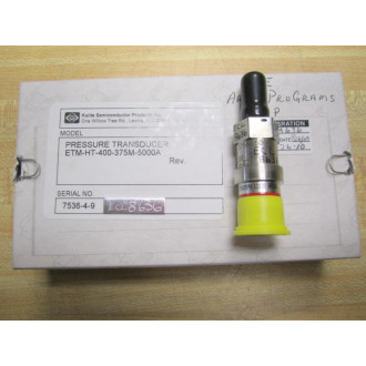 Kulite Semiconductor ETM-HT-400-375M-5000A Pressure Transducer 67MO8374-02