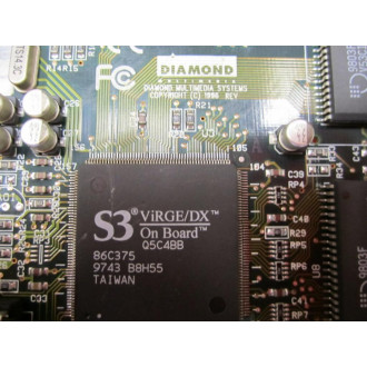 Diamond 23030229-201 Video Card Stealth 3D 2000 Pro 2MB+ PCI VGA - Used