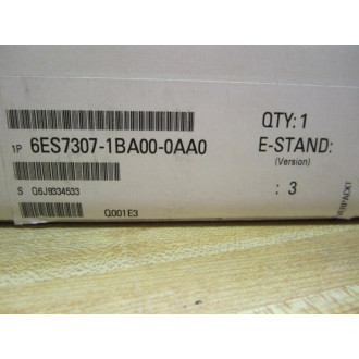 Siemens 6ES7 307-1BA00-0AA0 Power Supply Module Simatics S7