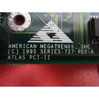 American Megatrends PCI-II PCIII Atlas Motherboard Series-727 REV-A - Used