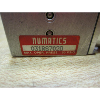 Numatics 031RS702O Pressure Regulator 031RS7020 - Used