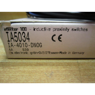 IFM Efector IA5034 Proximity Switch IA-4010-DNOG