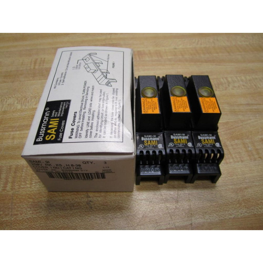 Bussmann SAMI-9I Fuse Cover Indicating Light SAM1-91 (Pack of 3)