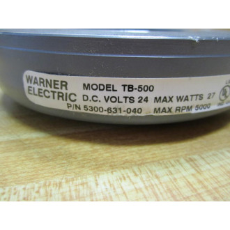 Warner Electric 5300-631-040 Brake TB-500