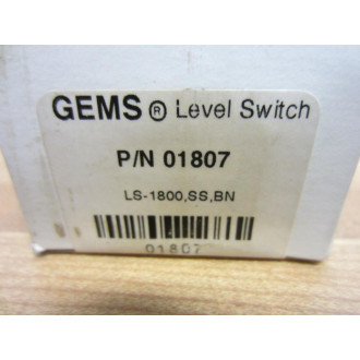 GEMS 01807 Level Switch LS-1800,SS,BN