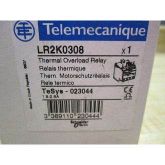 Telemecanique LR2K0308 Thermal Overload Relay 023044