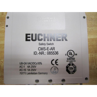 Euchner CMS-E-AR Safety Switch Evaluation Unit 085536