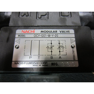 Nachi DSS-G04-C6-AERY-D2-21 DSSG04C6AERYD221 Valve OCY-G01-W-Y-20