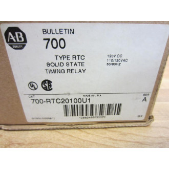 Allen Bradley 700-RTC20100U1 700RTC20100U1 Timing Relay Series A