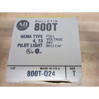 Allen Bradley 800T-Q24 Pilot Light Series T