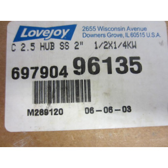 Lovejoy 96135 697904 C 2.5 Hub SS 2 Inch 697904-