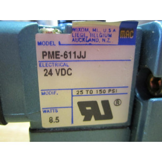Mac Valves MV-A2B-A352-PM-611JJ Valve PME-611JJ - Refurbished