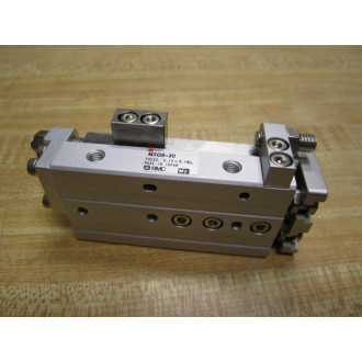 SMC MXQ8-30 MXQ Guided Cylinder Slide Table Shock Absorber Actuator - New No Box