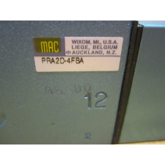 Mac Valves PRA2D-4FBA Valve PRA2D4FBA