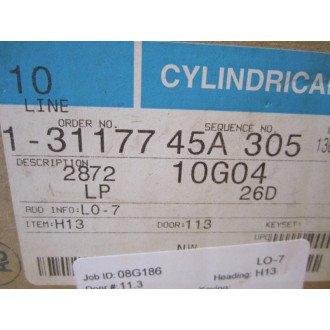 Sargent 1-31177 10G37 Cylindrical Lock