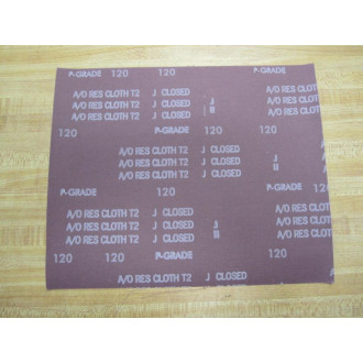 Norton 662611 26338 Sandpaper 9X11 120 Grit 9x11 120 Grit (Pack of 14) - New No Box
