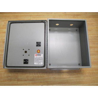 Robroy 12 x 10 x 5 Enclosure E51972-FM K-738 Missing Clips - Used