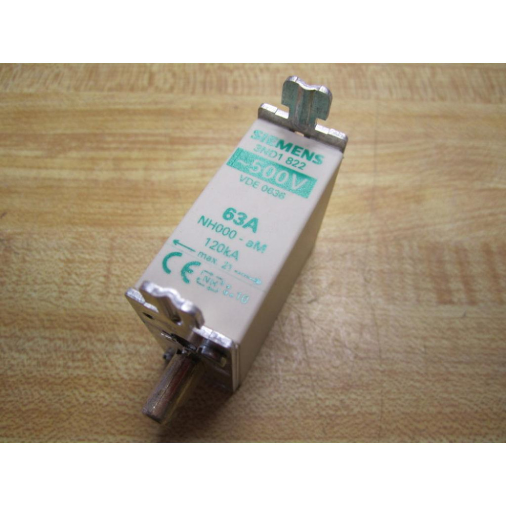 Siemens 3ND1-822 Fuse Link 3ND1822 Tested - Used