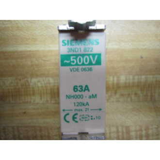 Siemens 3ND1-822 Fuse Link 3ND1822 Tested - Used