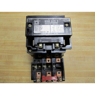 Square D 8536-SD01 Contactor 8536SDO1 Missing One Lead - Used