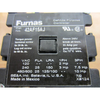 Furnas 42AF15AJ Definite Purpose Controller CDM25C2