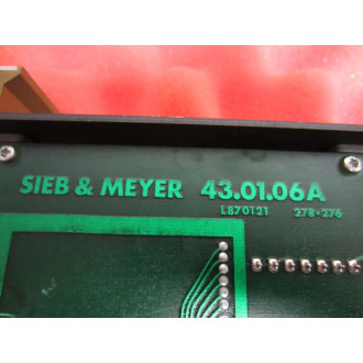 Sieb & Meyer 43.01.06A CSS 90 Spindle Output B870121 L870121 - Used