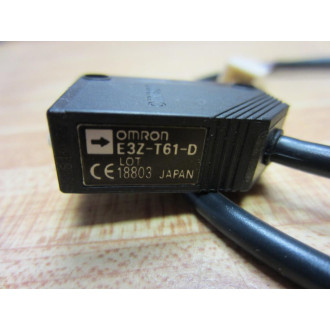 Omron E3Z-T61-D Photoelectric Receiver Sensor E3ZT61D - Used