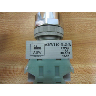 IDEC ABW110-B-G-R Button BGR  ABW110BGR WO Button Covers - New No Box