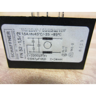 Schaffner FN52-1,52 Power Line - New No Box