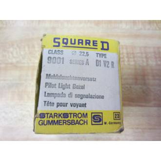 Square D 9001-D1V2R 9001D1V2R Pilot Light Lens 9001 D1 V2 R Series A