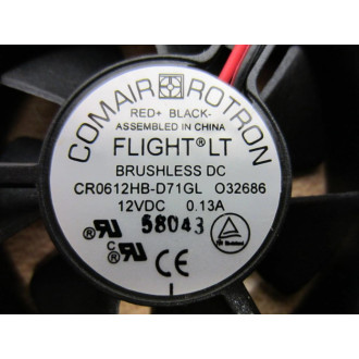 Comair Rotron CR0612HB-D71GL Flight LT Fan 12VDC - Used