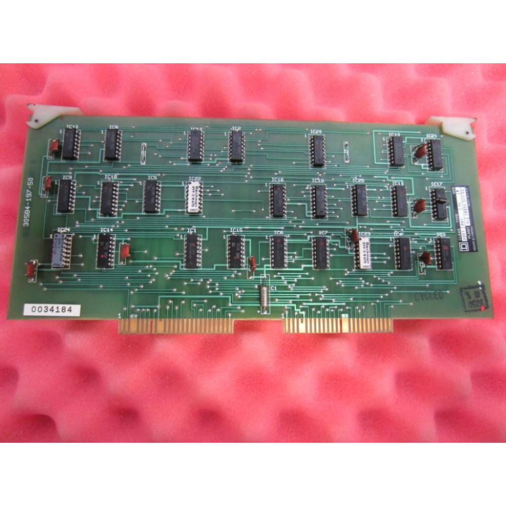 Square D 8881 B80 Circuit Board Series B 30584-196-01 Rev. 1 - Used
