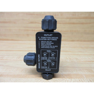 Pulsafeeder L385KV01-PVD Degas Valve Assembly L385KV01PVD - Used